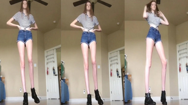 Gadis dengan Kaki Terpanjang di Dunia Jadi Content Creator di OnlyFans