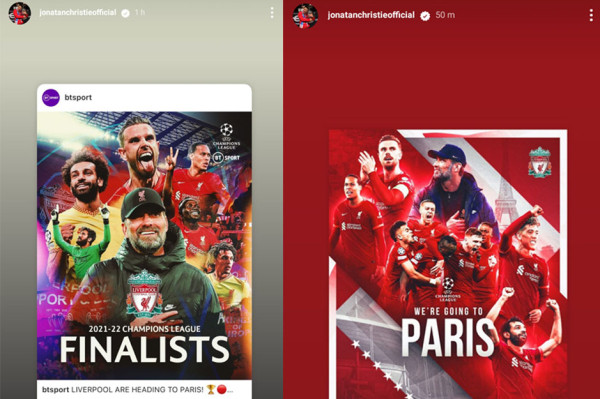 Liverpool ke Final Liga Champions, Jonatan Christie: Merah Sesungguhnya