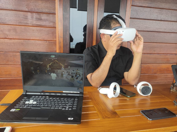 Begini Jadinya Jika Halalbihalal dan Tausiah Dilakukan lewat Metaverse