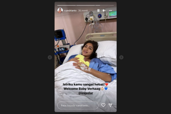 Selamat! Jessica Iskandar Lahirkan Buah Hati Pertamanya dengan Vincent Verhaag