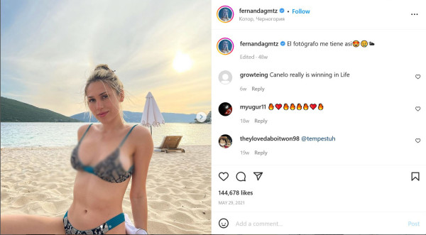 Canelo Alvarez Punya Istri yang Doyan Foto Berbikini