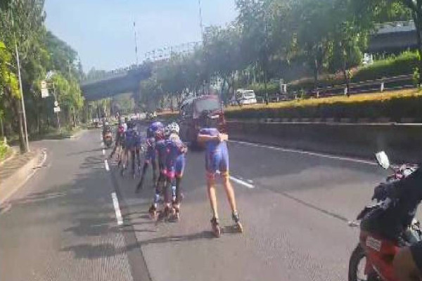 Viral Rombongan Sepatu Roda Kuasai Jalan Raya, Polisi Panggil Pengurus Porserori