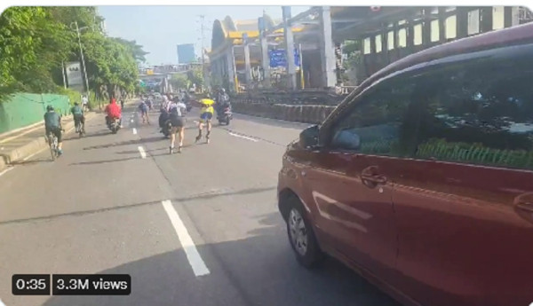 Wagub DKI Minta Rombongan Sepatu Roda Tidak Gunakan Jalan Raya