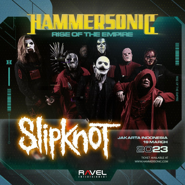 Hammersonic 2023 Hadirkan 53 Band Metal, Ada Slipknot hingga Sinister