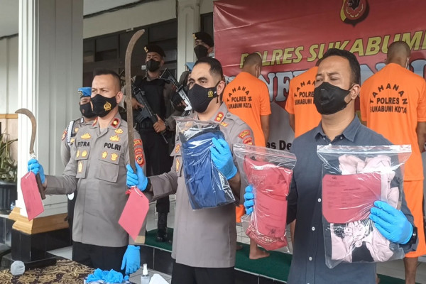 Inilah Tampang Anggota Geng Motor Sukabumi yang Sadis Habisi Nyawa Pemuda Pakai Celurit