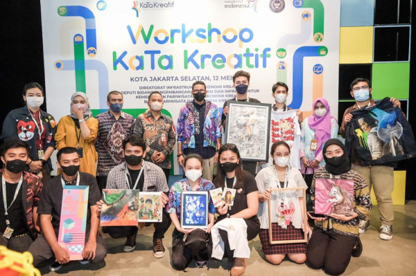 Workshop Kota Kreatif, Menparekraf Dukung Pemkot Jaksel Konversi Ruang Publik Jadi Etalase Ekraf Seni Rupa