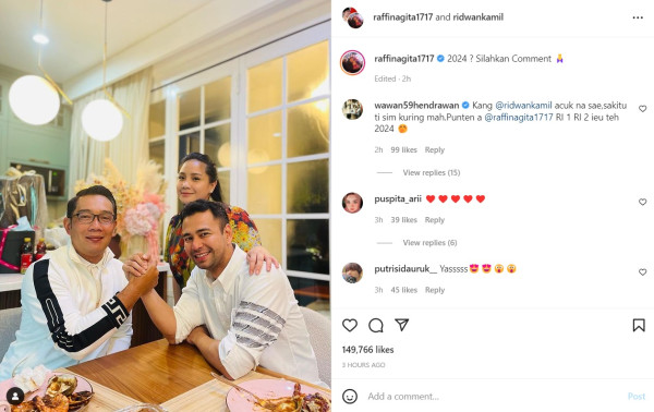 Raffi Ahmad Unggah Foto Bareng Ridwan Kamil, Siap Terjun ke Dunia Politik?