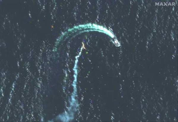 Satelit Mata-mata Rekam Foto Pertempuran di Pulau Ular Antara Ukraina dan Rusia