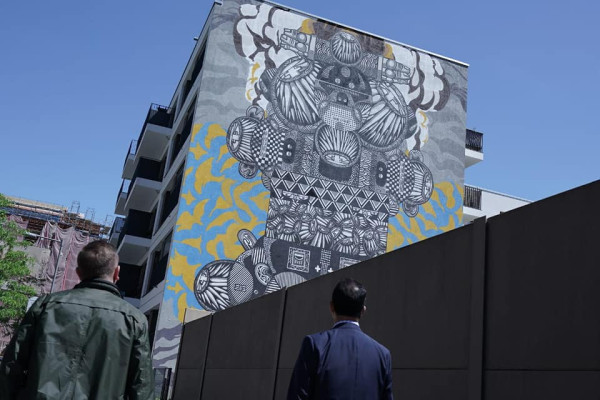 Kunjungi Mural Sister City Jakarta-Berlin, Anies: Persahabatan Bukan Seremonial