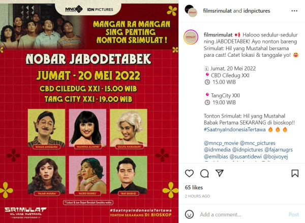 Film Srimuat: Hil Yang Mustahal Gelar Nobar Bareng Pemain, Catat Tanggal dan Lokasinya