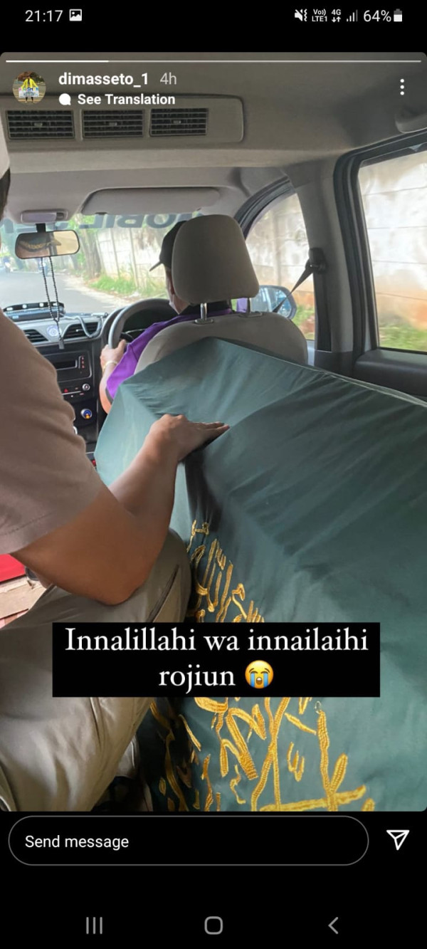 Ayah Aktor Dimas Seto Meninggal Dunia
