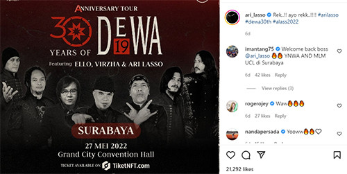 Ari Lasso Kembali Bermusik usai Sembuh dari Kanker Limfoma, Ini 6 Fakta di Balik Comeback sang Solois