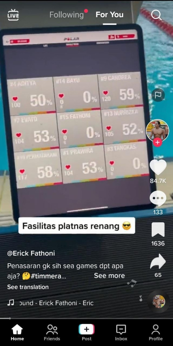SEA Games 31 Bikin Konten dan Kreator Olahraga di TikTok Melejit