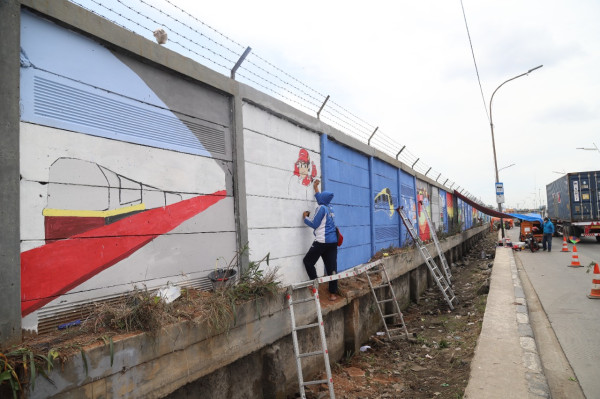 Jakarta Hajatan, 495 Gambar Mural Ikonik Percantik Jakut