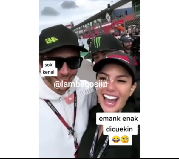 Nikita Mirzani Sok Akrab dengan Valentino Rossi Dicibir, Netizen: Muka Nahan Malu
