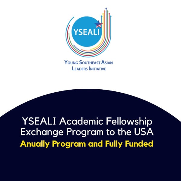 Beasiswa Buat Mahasiswa dan yang Baru Lulus Kuliah, YSEALI Academic Fellowship Kembali Dibuka