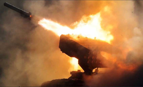 Begini Keganasan Serangan Bom Termobarik TOS-1A Rusia, Dampak Kerusakannya Bikin Ngeri