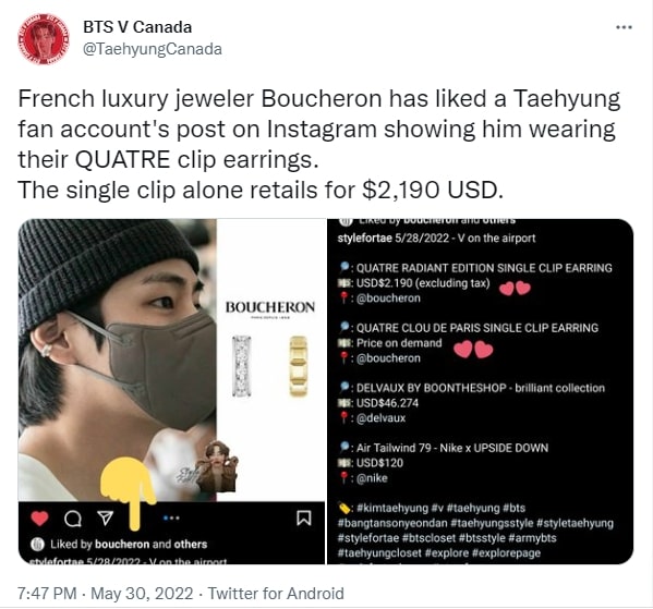 Gara-Gara Tiga Postingan, V BTS dan G-Dragon Malah Disangka Pacaran