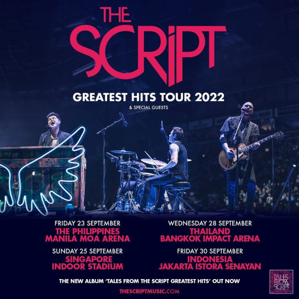 The Script Konser di Jakarta 30 September 2022, Tiketnya Mulai dari Rp550 Ribu
