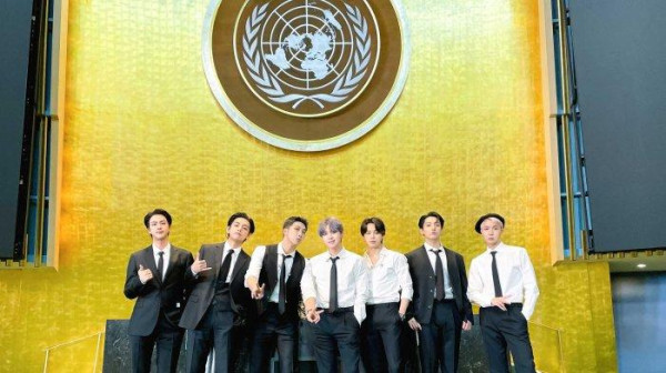 Isi Pidato BTS di Konferensi Pers Gedung Putih, Ada yang Teriak