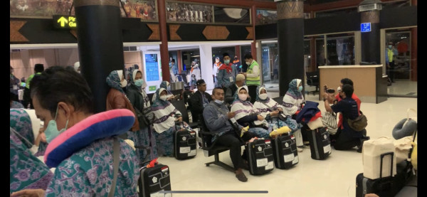 393 Jamaah Haji Kloter 1 Siap Diterbangkan dari Bandara Soetta, Perdana sejak Pandemi