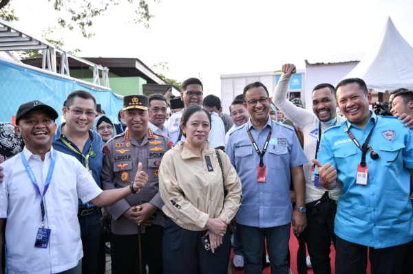 Anies Ucap Terima Kasih ke Presiden Jokowi Telah Hadir di Formula E