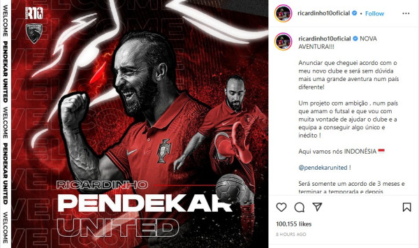 Gokil! 6 Kali Pemain Terbaik Dunia Futsal Bela Pendekar United Milik Atta Halilintar