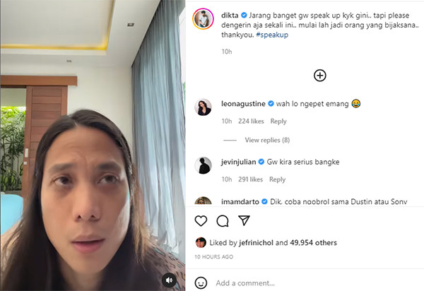 Dikta 'Ngamuk' Kejantanannya Diragukan Gara-Gara Berambut Gondrong, Ending-nya Kocak Tak Terduga