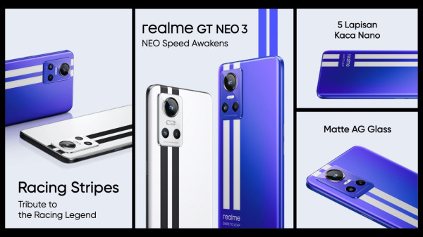 Terinspirasi Mobil Balap, Ini Spesifikasi dan Keunggulan realme GT Neo 3