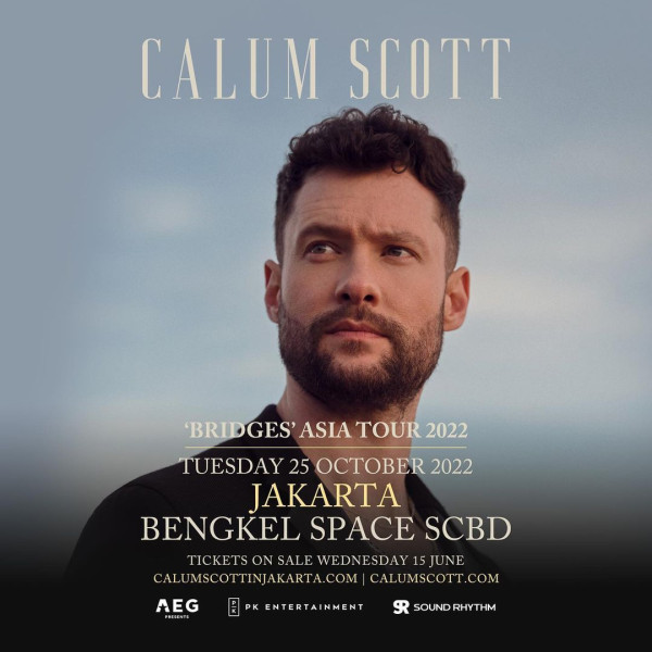 Calum Scott Konser di Jakarta 25 Oktober 2022, Segini Harga Tiketnya