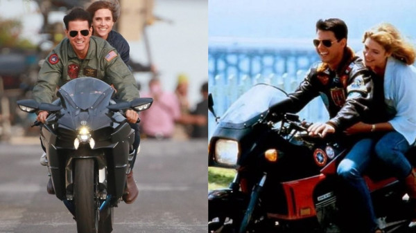 Berkat Honda, Kawasaki Jadi Motor Ikonik Film Top Gun