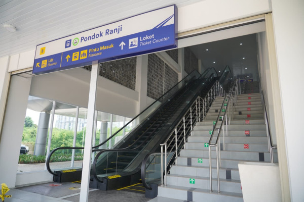 Melihat Wajah Baru Stasiun Pondok Ranji, Intip Penampakannya