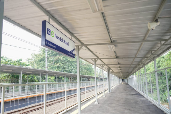 Melihat Wajah Baru Stasiun Pondok Ranji, Intip Penampakannya