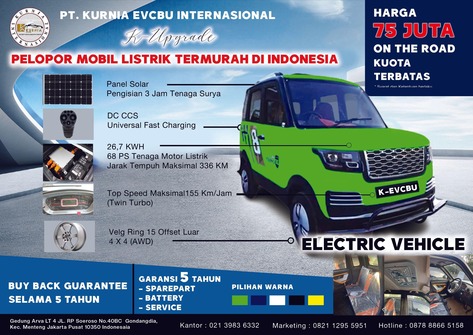 Mobil Listrik Rp75 Juta Mulai Goda Konsumen Indonesia