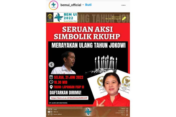 Hari Ini BEM UI Demo di Patung Kuda