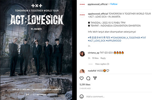 TXT Akan Gelar Konser Act : Love Sick di Jakarta Oktober 2022