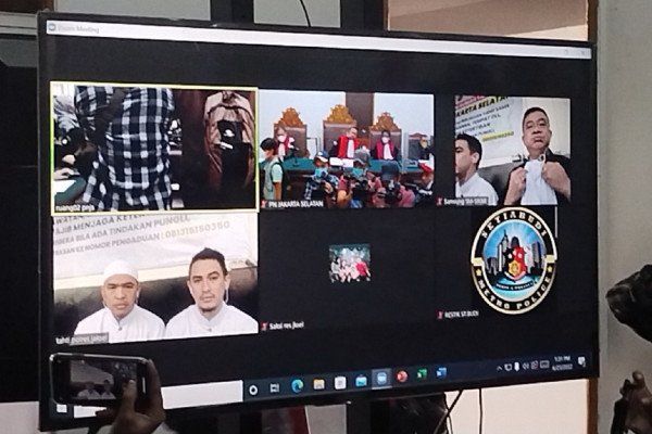 Digelar Virtual, Sidang Perdana Putra Siregar dan Rico Valentino Berjalan Lancar