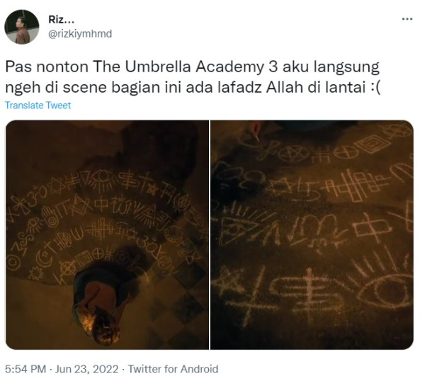 The Umbrella Academy 3 Tampilkan Lafaz Allah di Lantai, Netizen Ramai Serukan Boikot