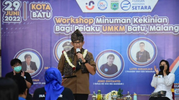 Kunjungi Pelatihan UMKM Malang, Sandiaga Dibilang Cocok Jadi Presiden
