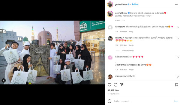 Gen Halilintar Akan Pulang ke Indonesia, Siapkan Banyak Oleh-oleh