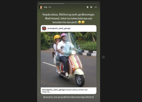 Titi DJ Miliki Kenangan Tak Terlupakan dengan Vespa Cantiknya