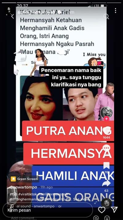 Azriel Hermansyah Berang Disebut Netizen Hamili Anak Orang: Saya Tunggu Klarifikasinya