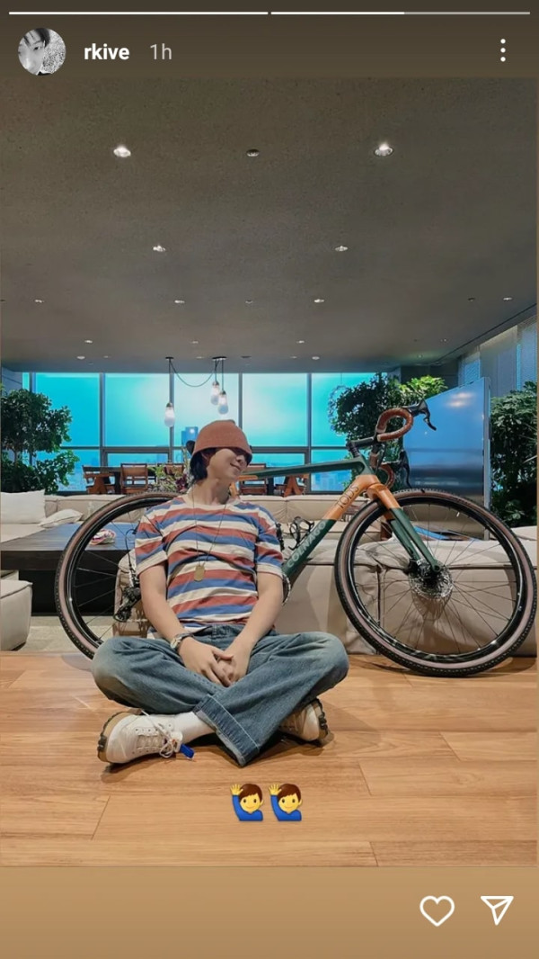 RM BTS Pamer Sepeda Baru, Limited Edition Harga Ratusan Juta Rupiah