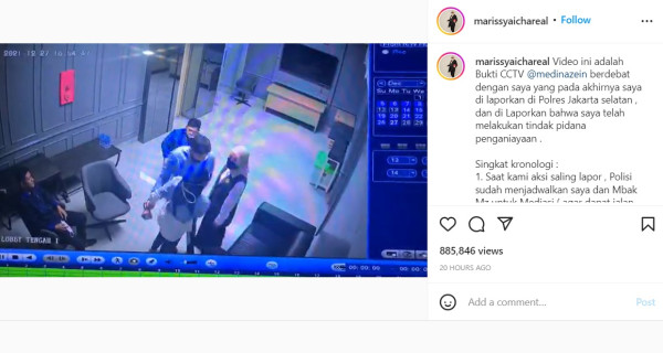 Marissya Icha Bongkar Tabiat Asli Medina Zein Lewat Video CCTV Mediasi, Kelakuannya Bikin Lukman Azhari Ngamuk