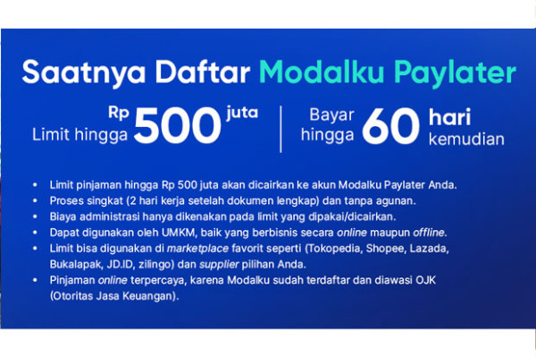 Dapatkan Akses Limit Pinjaman Modal Usaha Hingga Rp500 Juta