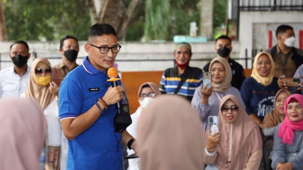 Sandiaga Tularkan Ilmu Ciptakan Inovasi Baru UMKM di Gorontalo