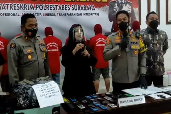 Joki SBMPTN Bertarif Rp400 Juta Ditangkap Satreskrim Polrestabes Surabaya