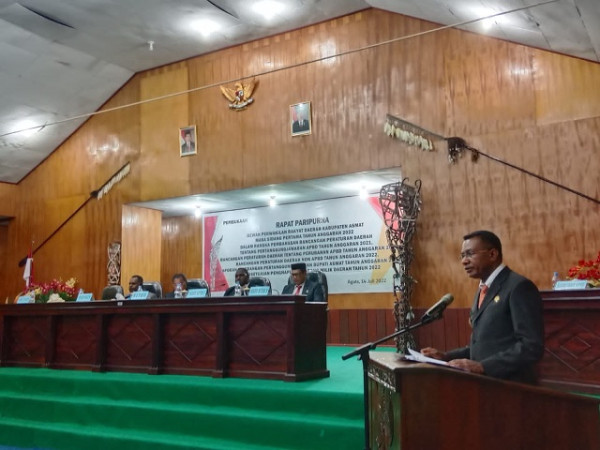 Wakil Bupati Asmat Sebut Pemerataan Pembangunan di Asmat Terus Digenjot