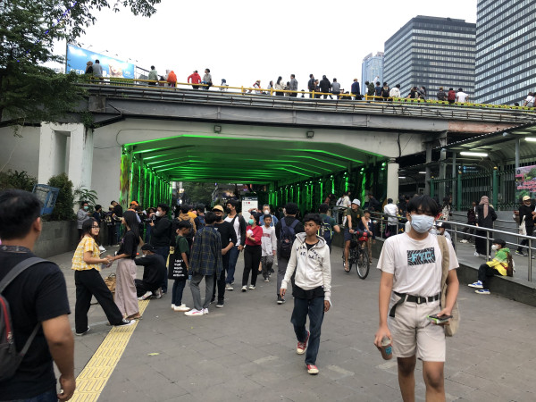 Malam Mingguan di Citayam Fashion Week, Begini Gaya ABG Cibitung
