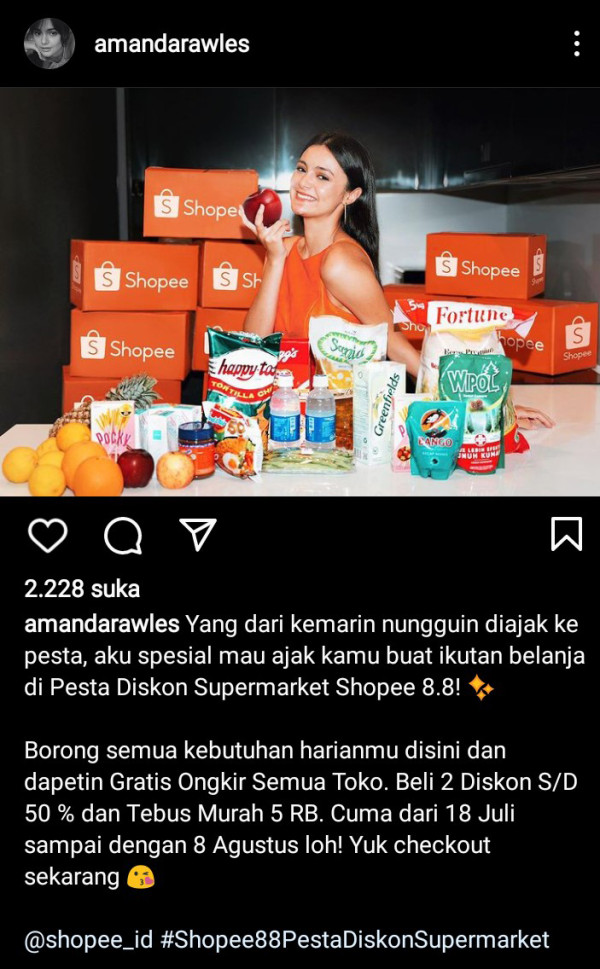 Tak Disangka, Ternyata Amanda Rawles akan Hadiri Pesta Spesial Ini
